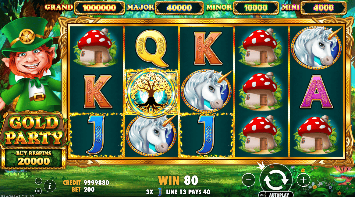 Gold Party Pragmatic Play juego