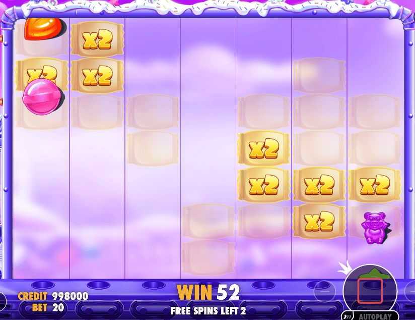 Sugar Rush 1000 Pragmatic Play Slot con símbolos coloridos