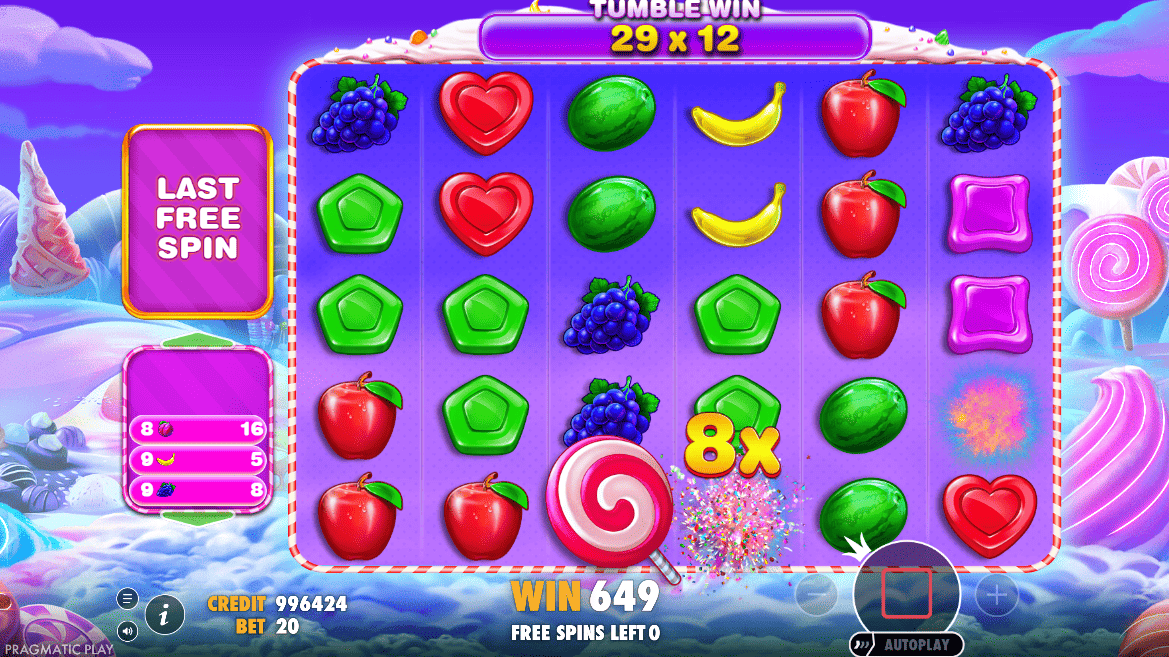 Sweet Bonanza 1000 Pragmatic Play Juego con función de giros gratis